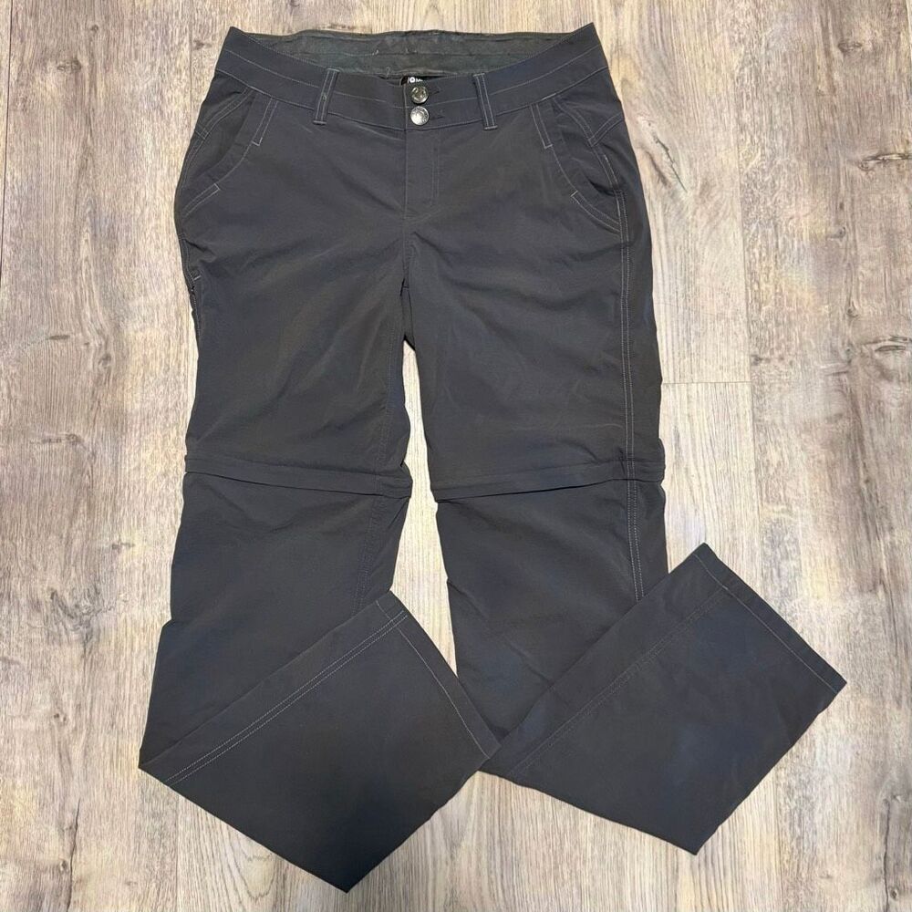 Marmot Pants Womens 6 Gray Convertible Zip Outdoor Utility Hiking Walk